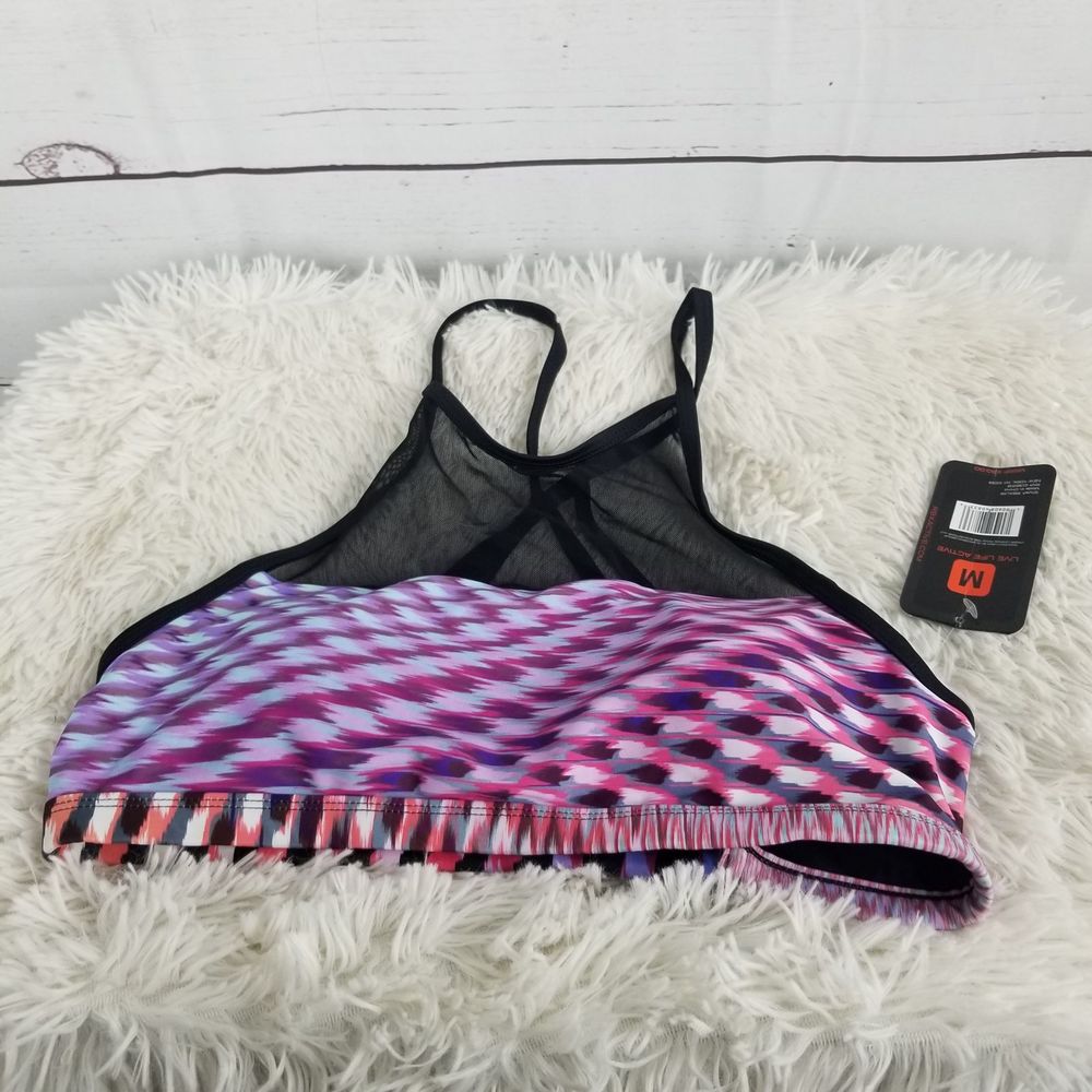 New Reebok Padded Sports Bra Medium